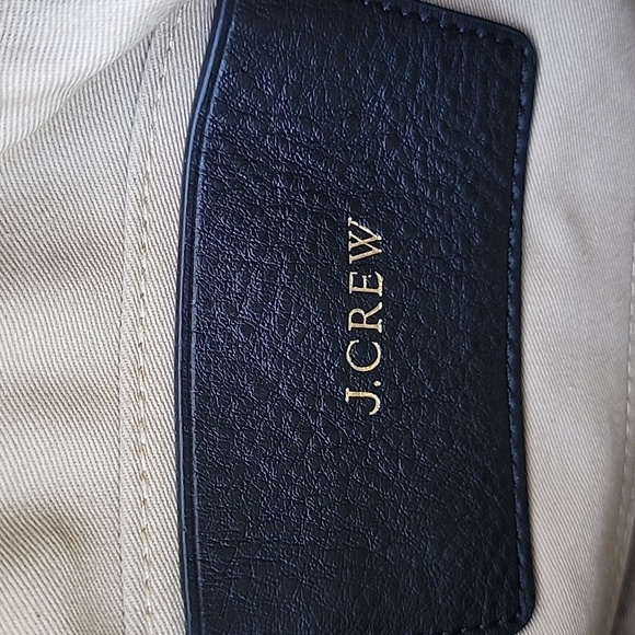 J. Crew Black circle bag in Italian leather with initials with Lock and keys - Picture 14 of 15